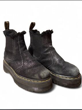 Dr. Martens 2976 Quad FL Metallic Platform Boots – Women’s 8
